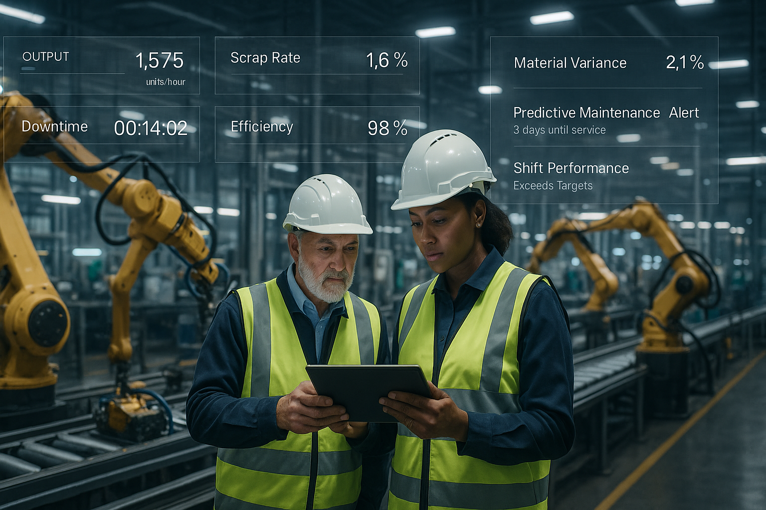 Wayak manufacturing operations dashboard
